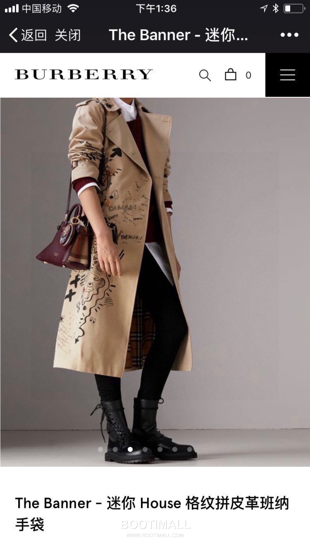 Burberry The Banner House Check Cotton Canvas Beige Tote Bag 버버리 더 배너 하우스 체크 712160 코튼 캔버스 베이지 토트백 22cm 3