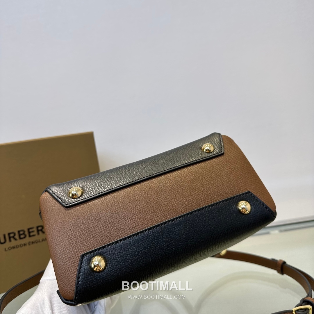 Burberry The Banner House Check Cotton Canvas Beige Tote Bag 버버리 더 배너 하우스 체크 712160 코튼 캔버스 베이지 토트백 22cm 16