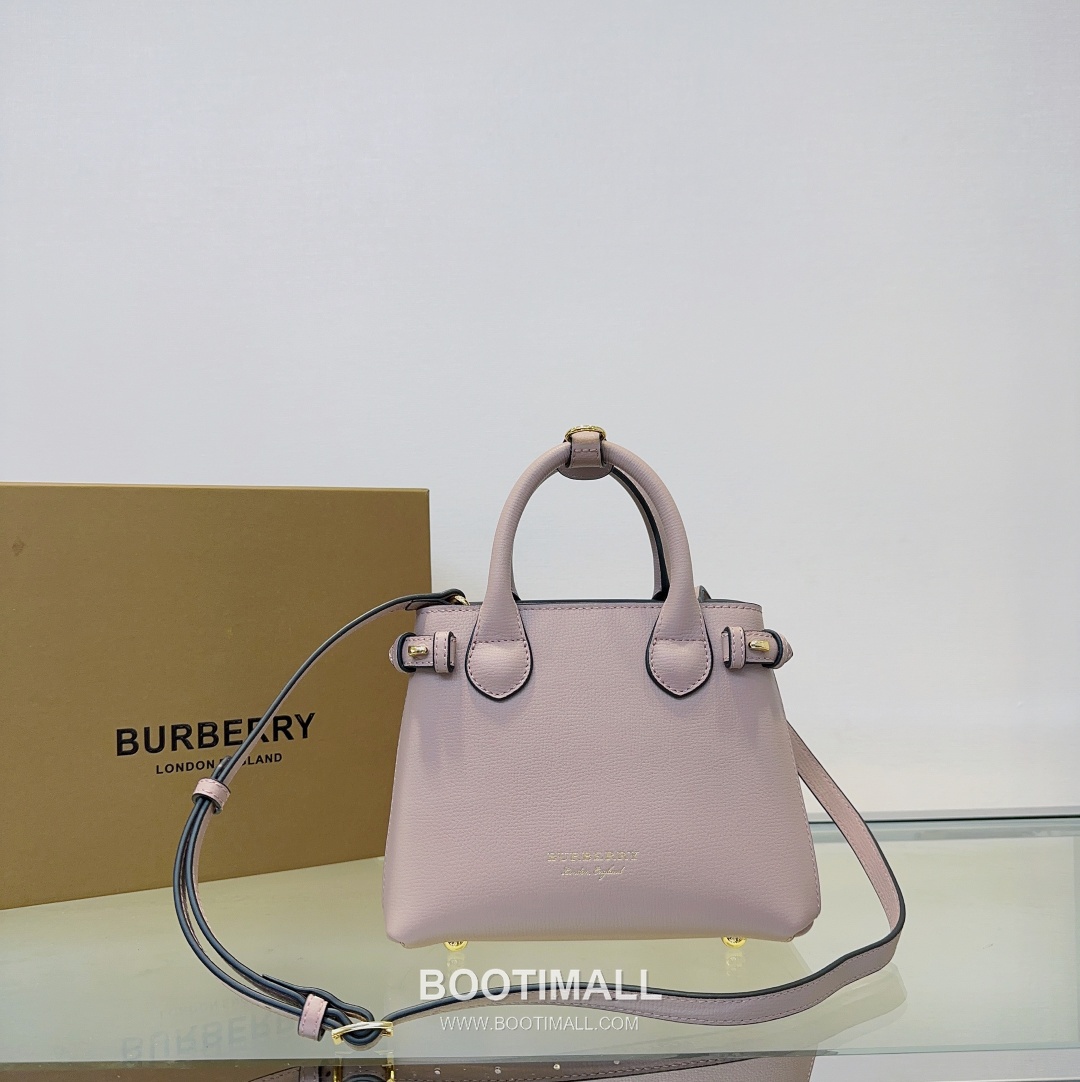 Burberry The Banner House Check Cotton Canvas Beige Top Handle Bag 버버리 더 배너 하우스 체크 코튼 캔버스 베이지 탑핸들백 22cm 10