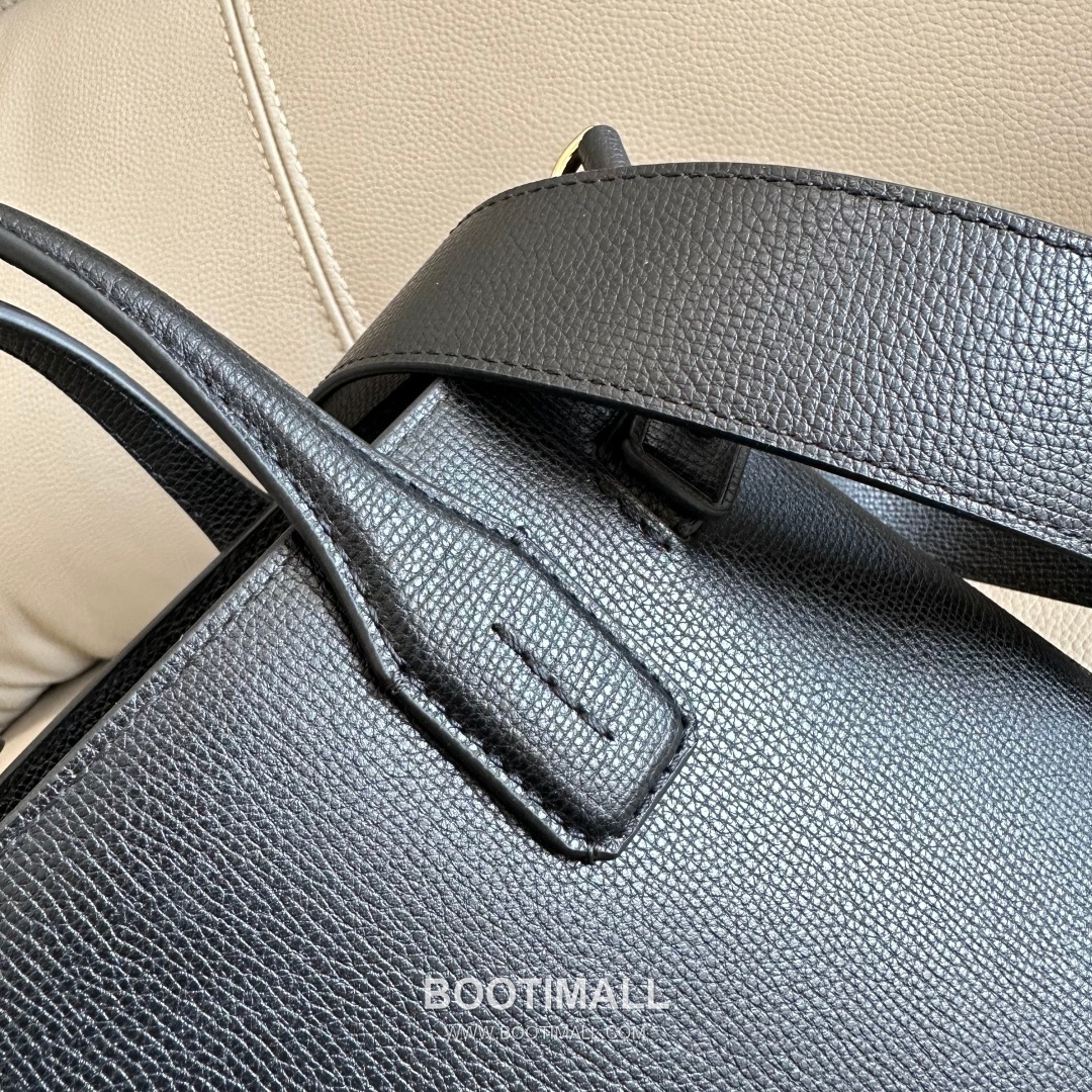 Burberry Banner Vintage Check Grained Cowhide Beige Tote Bag 버버리 배너 빈티지 체크 557163 그레인드 소가죽 베이지 토트백 26cm 4