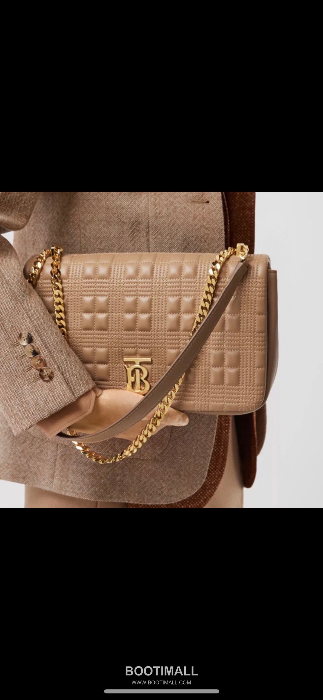 Burberry Lola Quilted Italian-Tanned Lambskin Chain Shoulder Bag 버버리 롤라 퀼팅 이탈리아 태닝 램스킨 체인 숄더백 28cm 1
