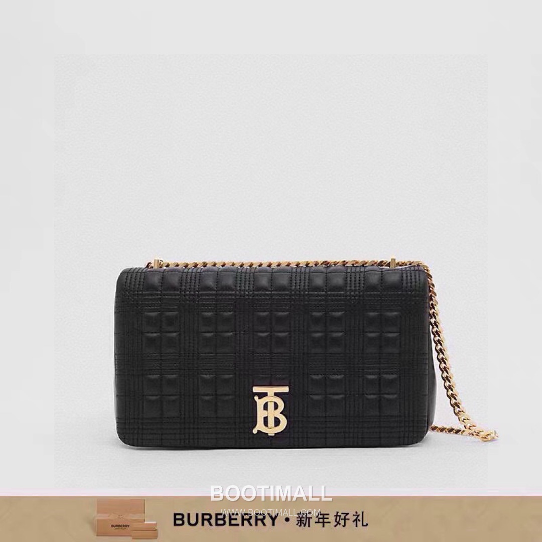 Burberry Lola Quilted Italian-Tanned Lambskin Chain Shoulder Bag 버버리 롤라 퀼팅 이탈리아 태닝 램스킨 체인 숄더백 28cm 1