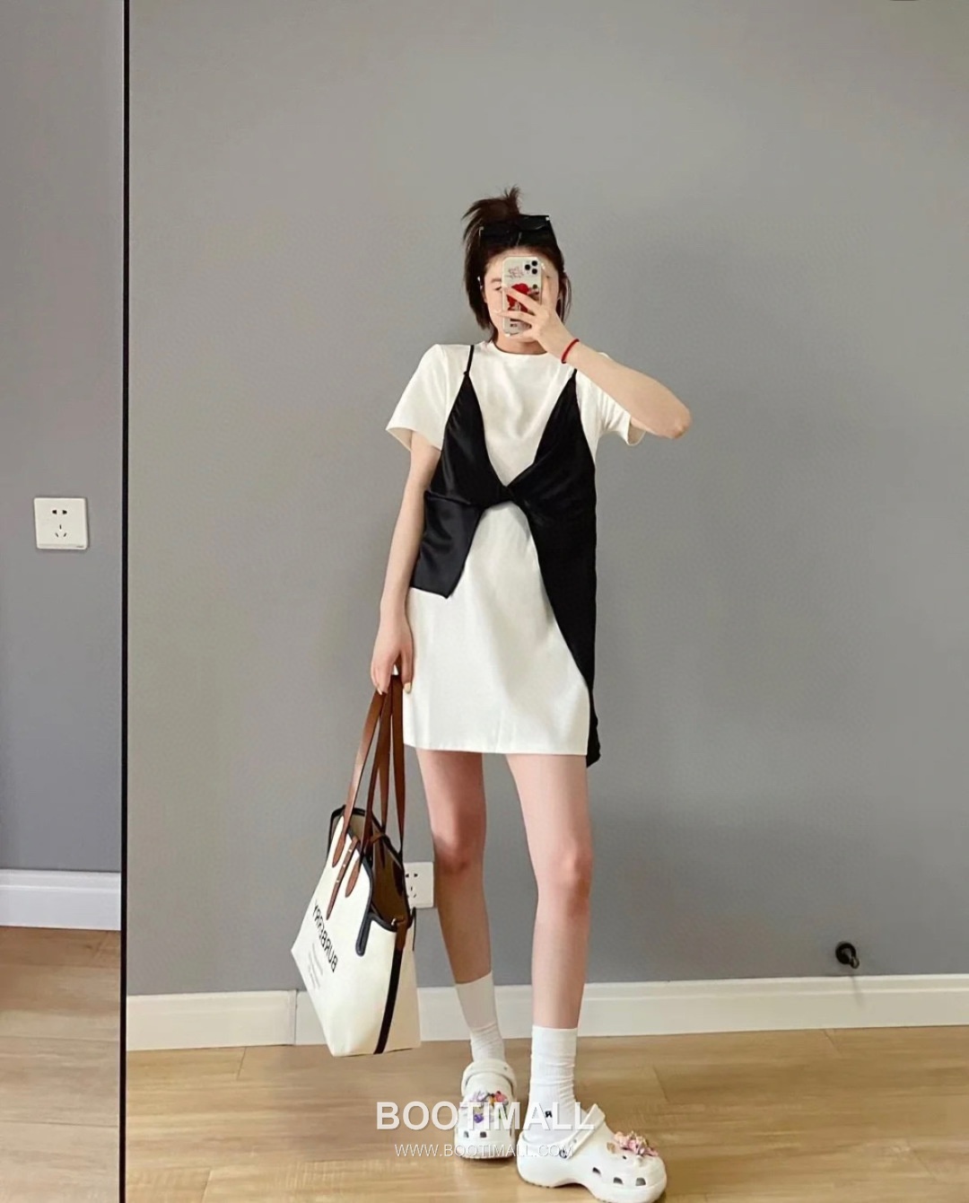 Burberry The Belt Horseferry Cotton Canvas Tote Bag 버버리 더 벨트 호스페리 코튼 캔버스 토트백 43cm 7