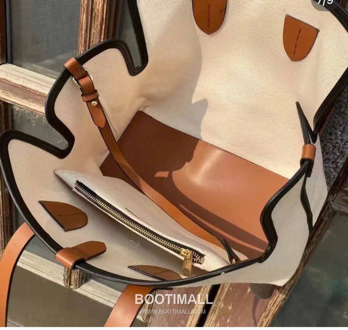 Burberry The Belt Horseferry Cotton Canvas Tote Bag 버버리 더 벨트 호스페리 코튼 캔버스 토트백 43cm 8