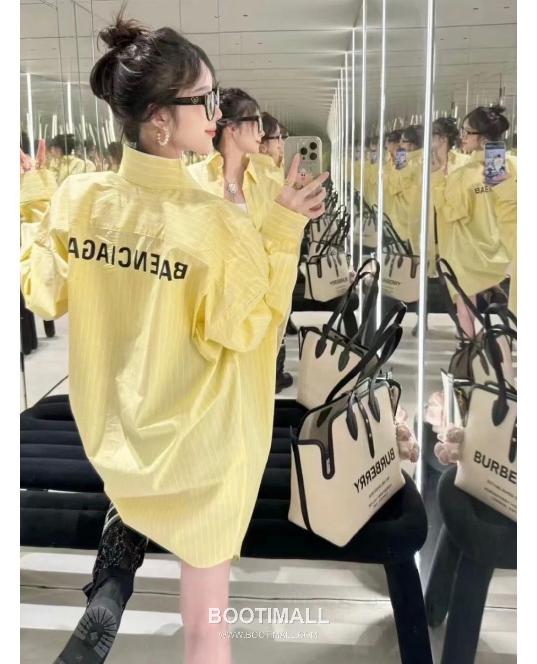 Burberry The Belt Horseferry Cotton Canvas Tote Bag 버버리 더 벨트 호스페리 코튼 캔버스 토트백 35cm 6