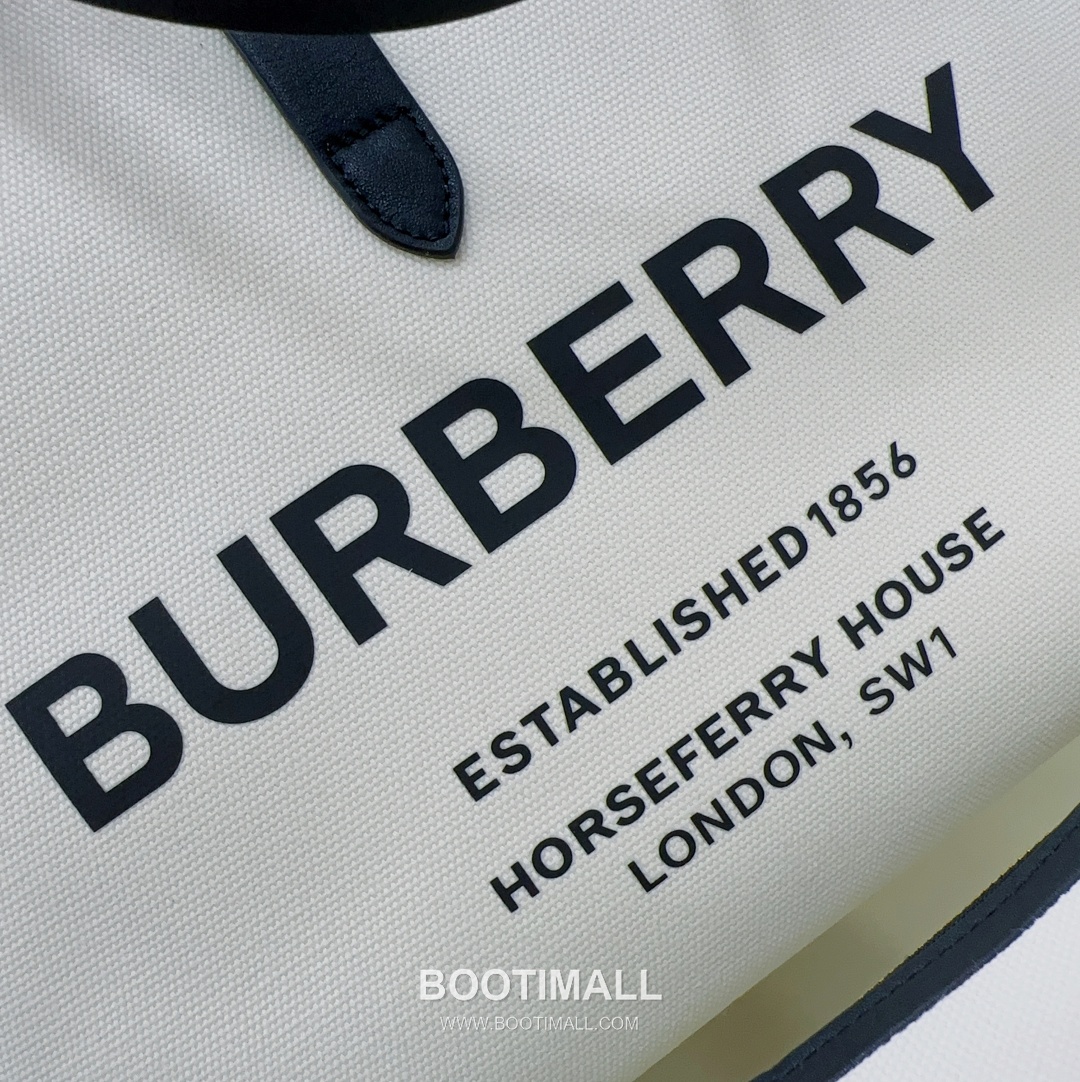 Burberry The Belt Horseferry Cotton Canvas Tote Bag 버버리 더 벨트 호스페리 코튼 캔버스 토트백 35cm 14