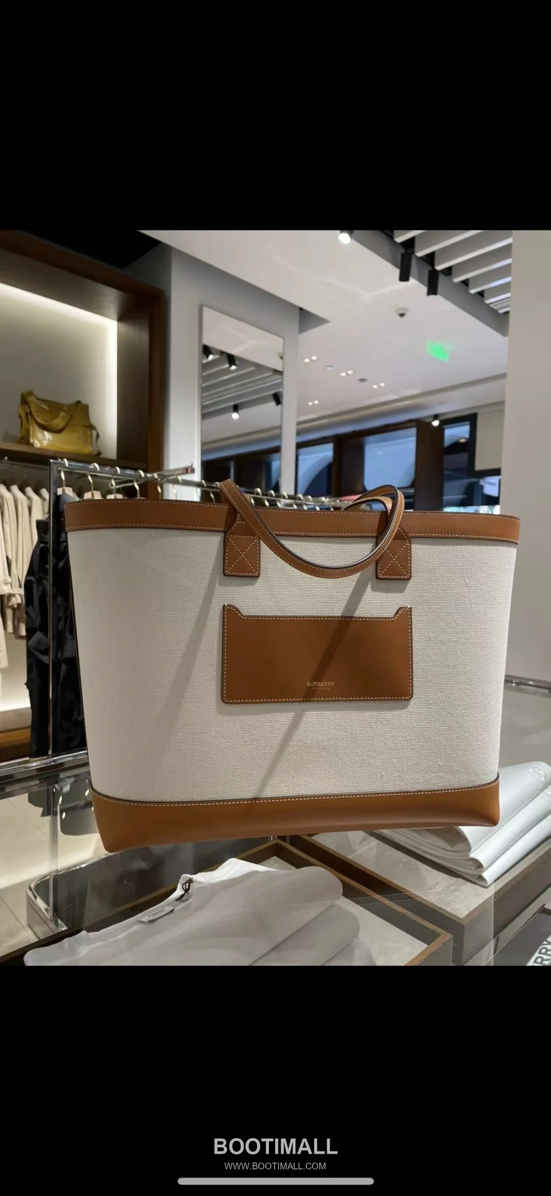 Burberry London 336160 Beige Tote Bag 버버리 런던 336160 베이지 토트백 36cm 5