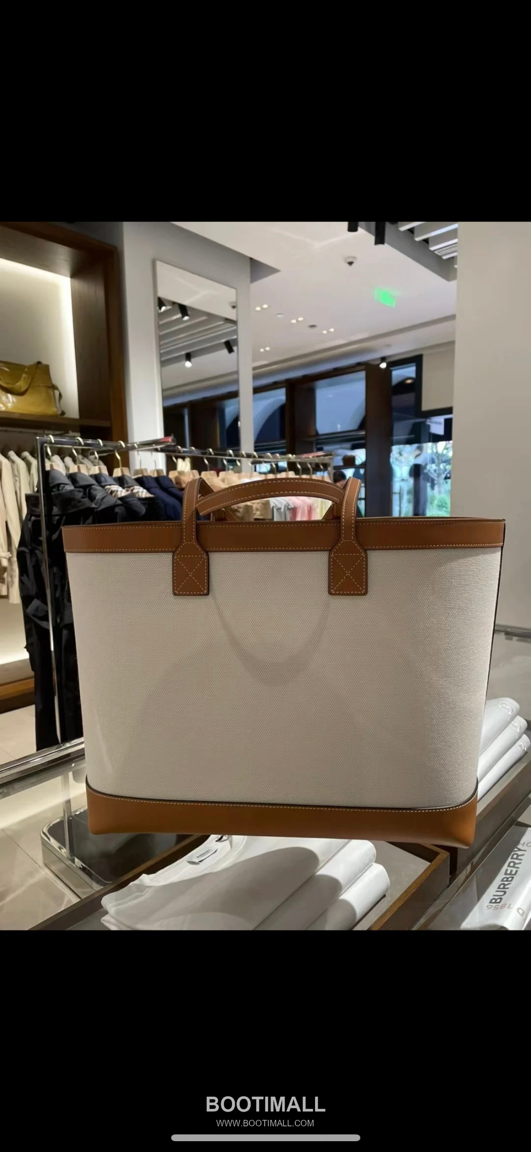 Burberry London 336160 Beige Tote Bag 버버리 런던 336160 베이지 토트백 36cm 8