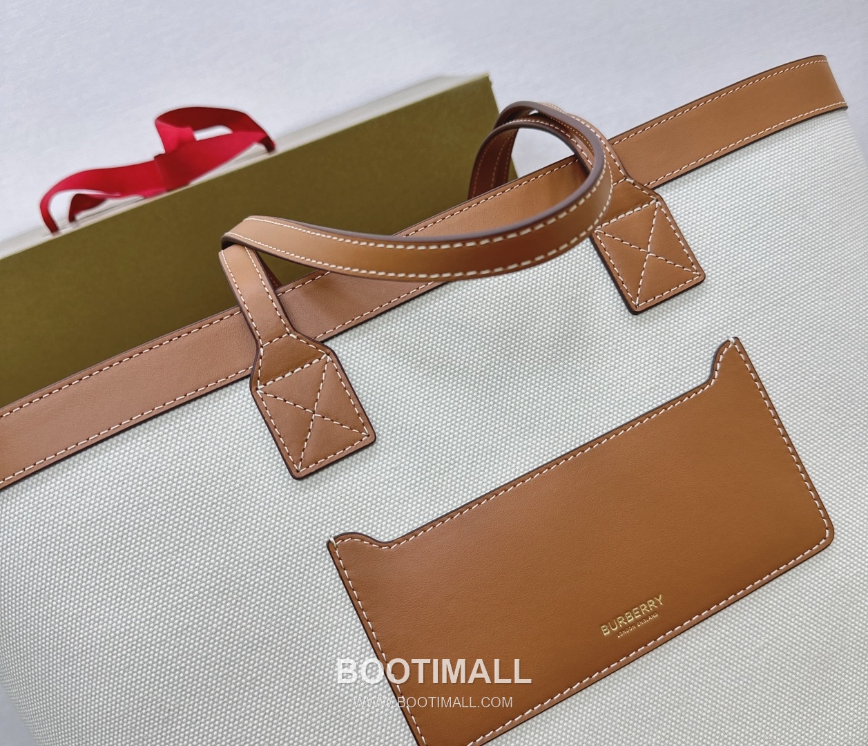 Burberry London 336160 Beige Tote Bag 버버리 런던 336160 베이지 토트백 36cm 14