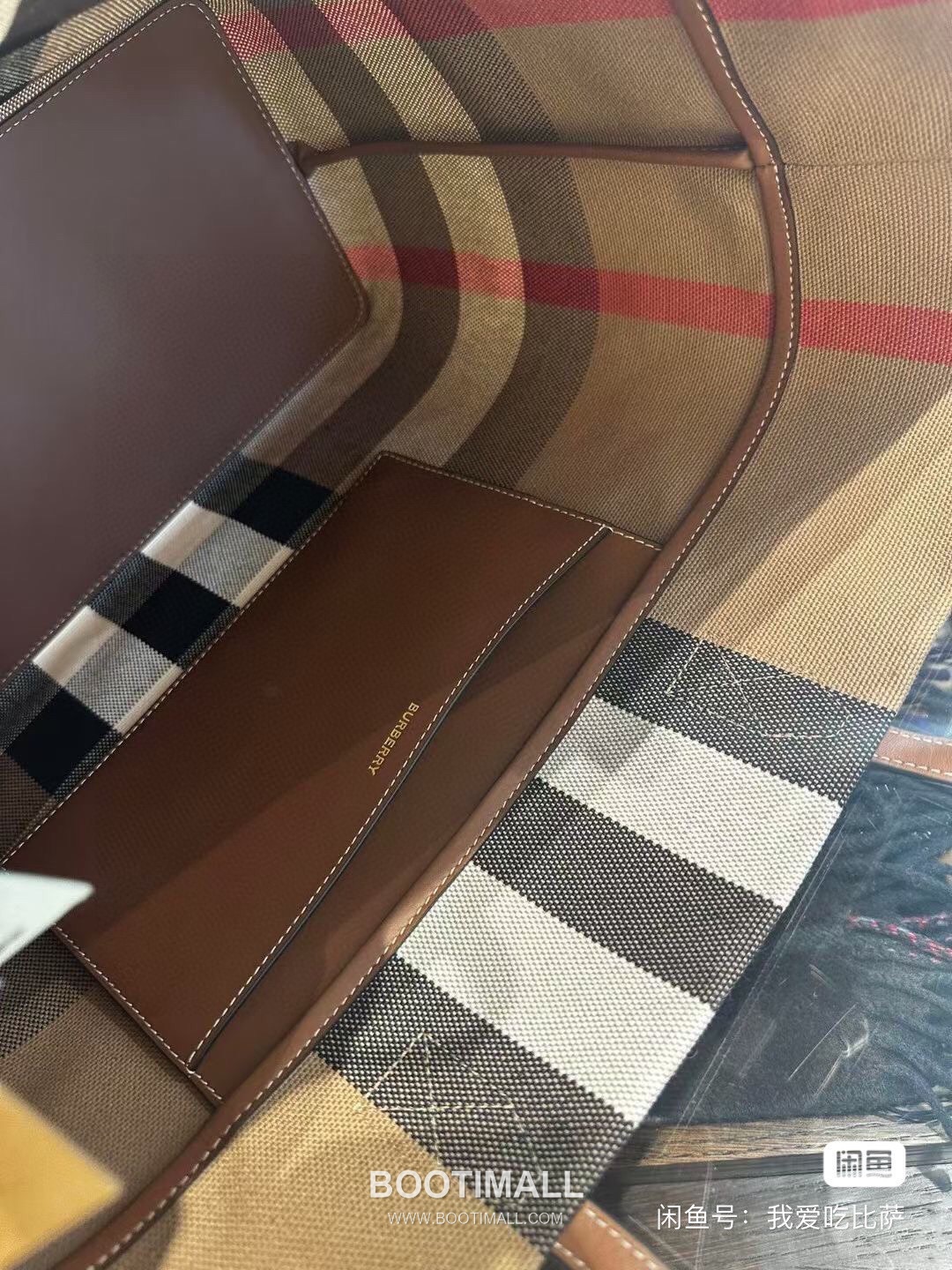 Burberry Classic Check Tote Bag 버버리 클래식 체크 토트백 35.5cm 7