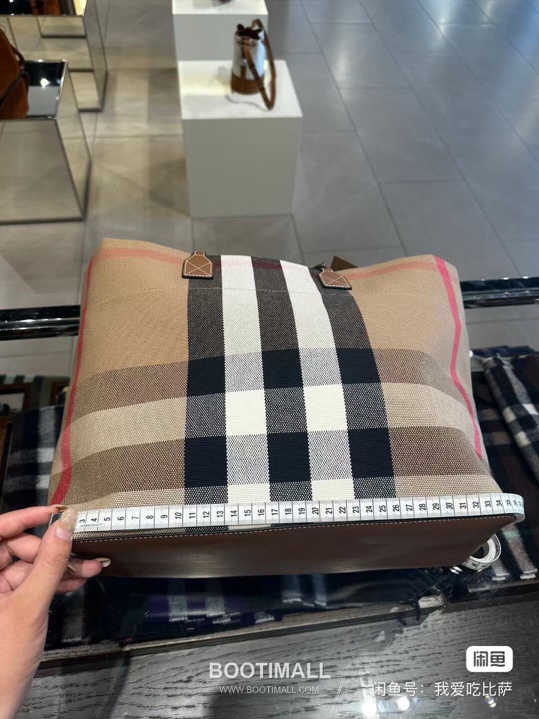 Burberry Classic Check Tote Bag 버버리 클래식 체크 토트백 35.5cm 8