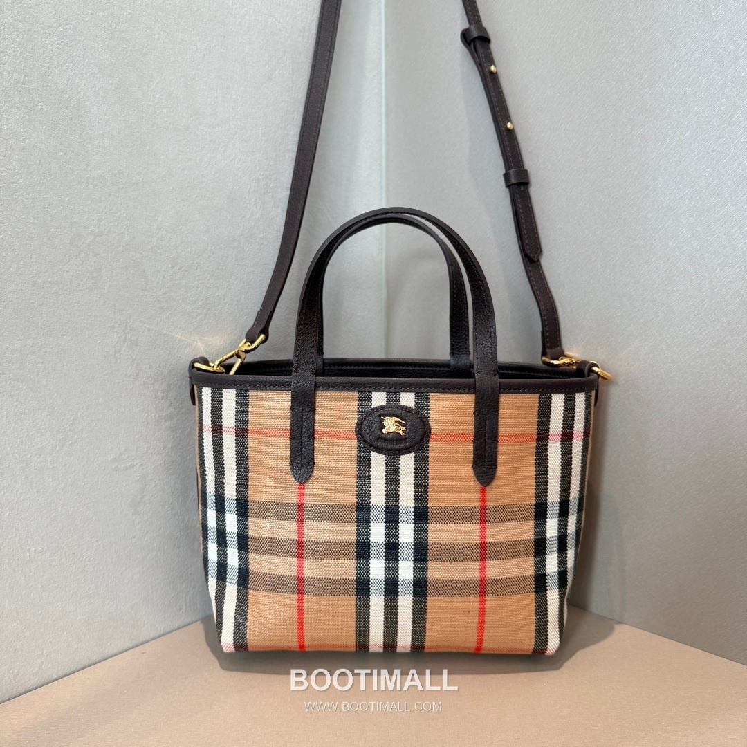 Burberry Reversible Mini Tote Grained Calfskin Bag 버버리 리버서블 미니 토트 그레인드 카프스킨 8