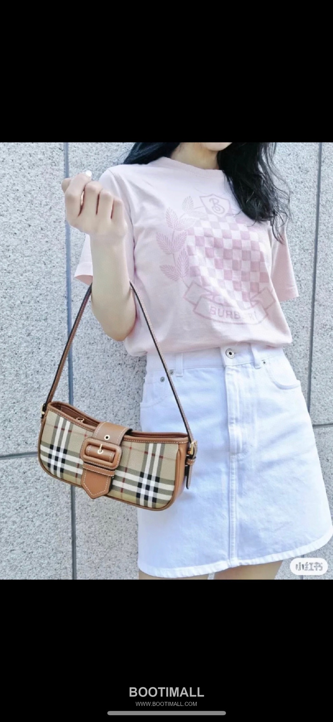 Burberry Check Buckle Strap Shoulder Bag 버버리 체크 버클 스트랩 숄더백 26cm 6