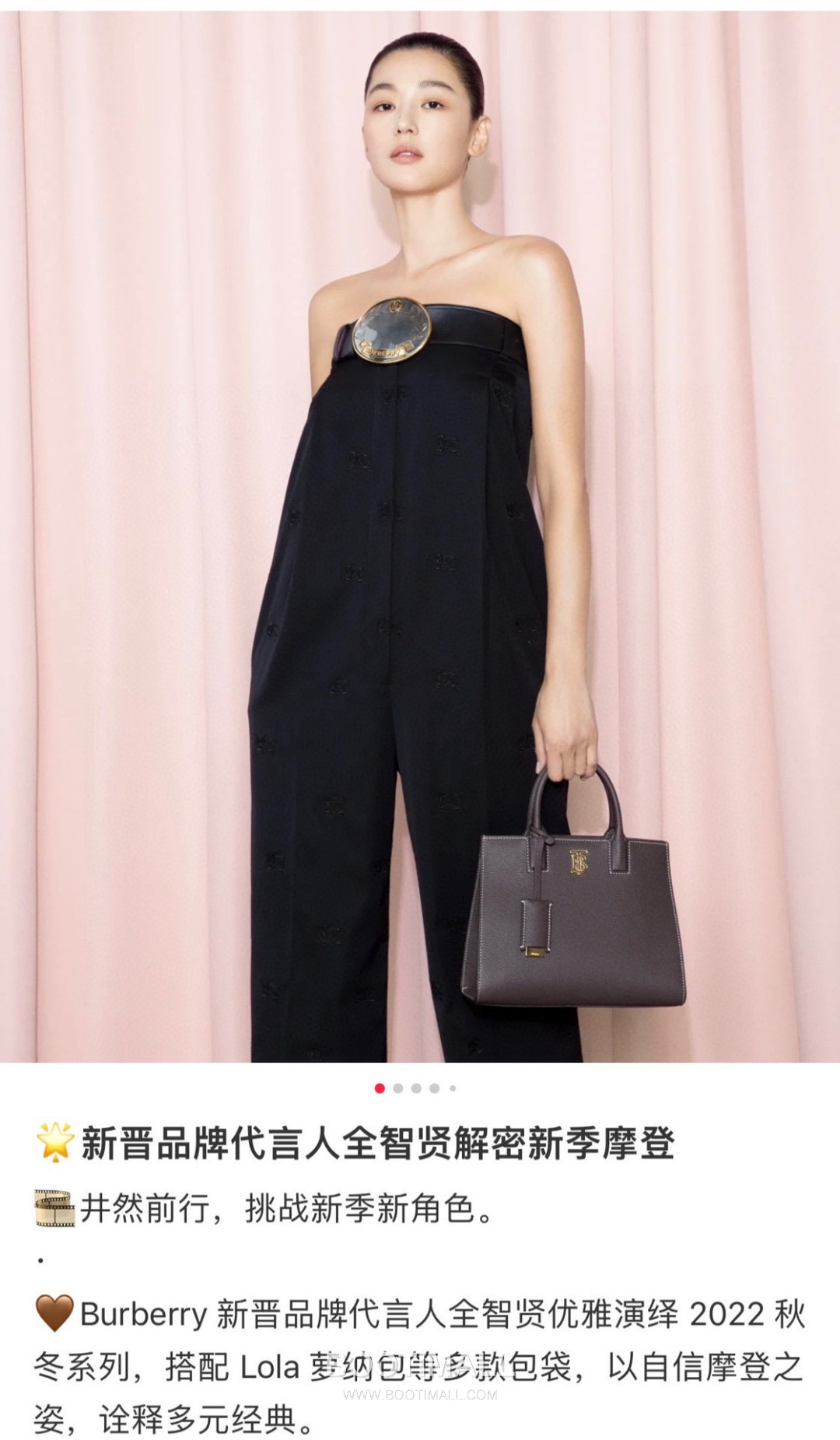 Burberry Thomas Logo Tote Grained Calfskin Bag 버버리 토마스 로고 토트 044173 그레인드 카프스킨 27cm 9