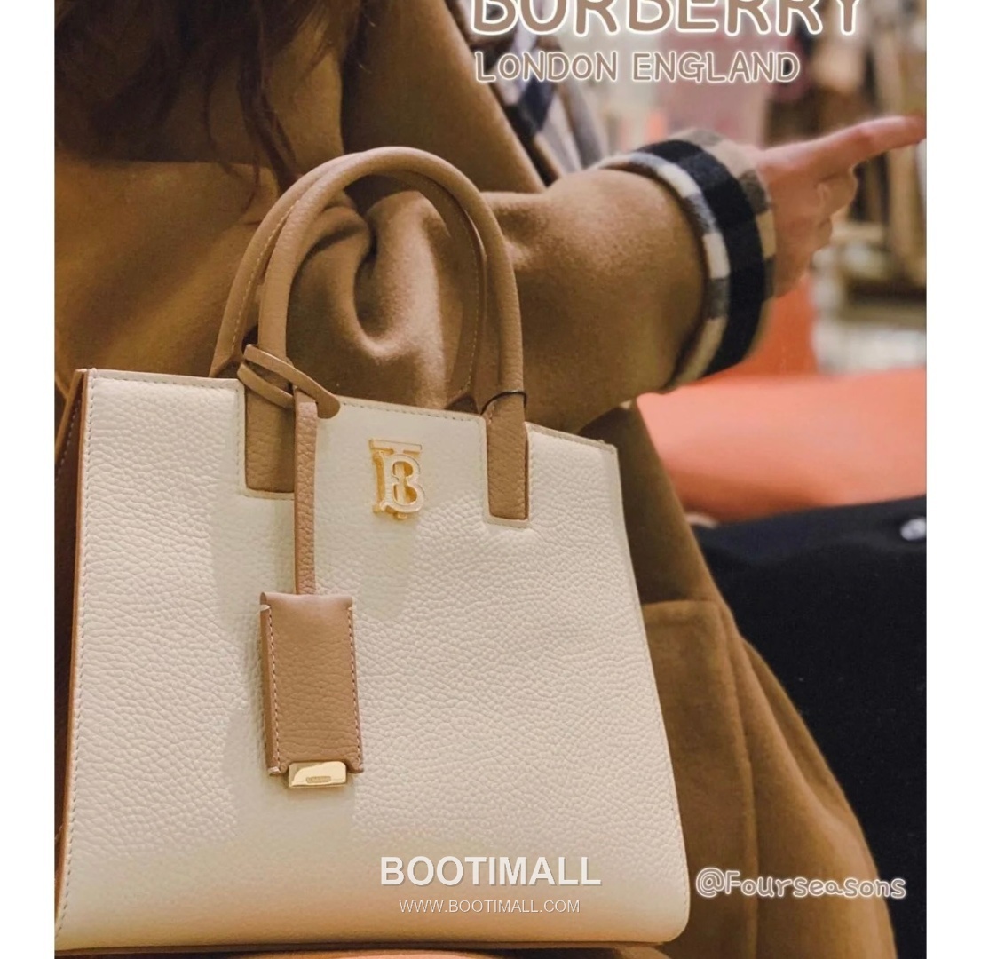 Burberry Thomas Logo Tote Grained Calfskin Bag 버버리 토마스 로고 토트 044173 그레인드 카프스킨 27cm 2