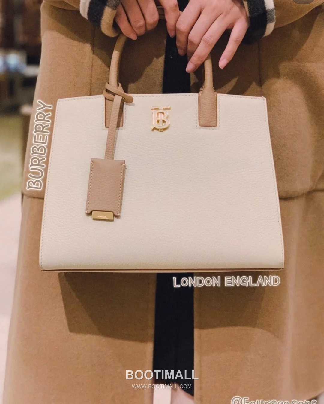 Burberry Thomas Logo Tote Grained Calfskin Bag 버버리 토마스 로고 토트 044173 그레인드 카프스킨 27cm 6