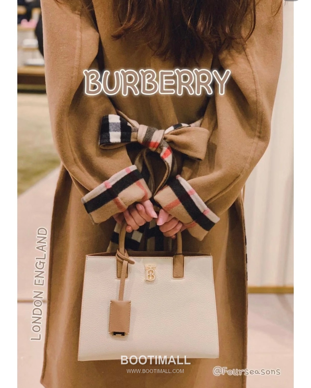 Burberry Thomas Logo Tote Grained Calfskin Bag 버버리 토마스 로고 토트 044173 그레인드 카프스킨 27cm 7