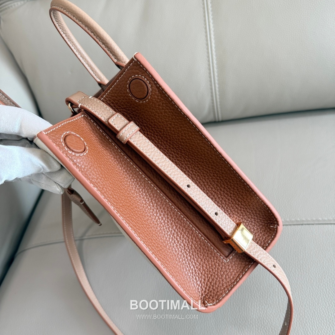 Burberry Thomas Logo Tote Grained Calfskin Bag 버버리 토마스 로고 토트 044173 그레인드 카프스킨 27cm 14