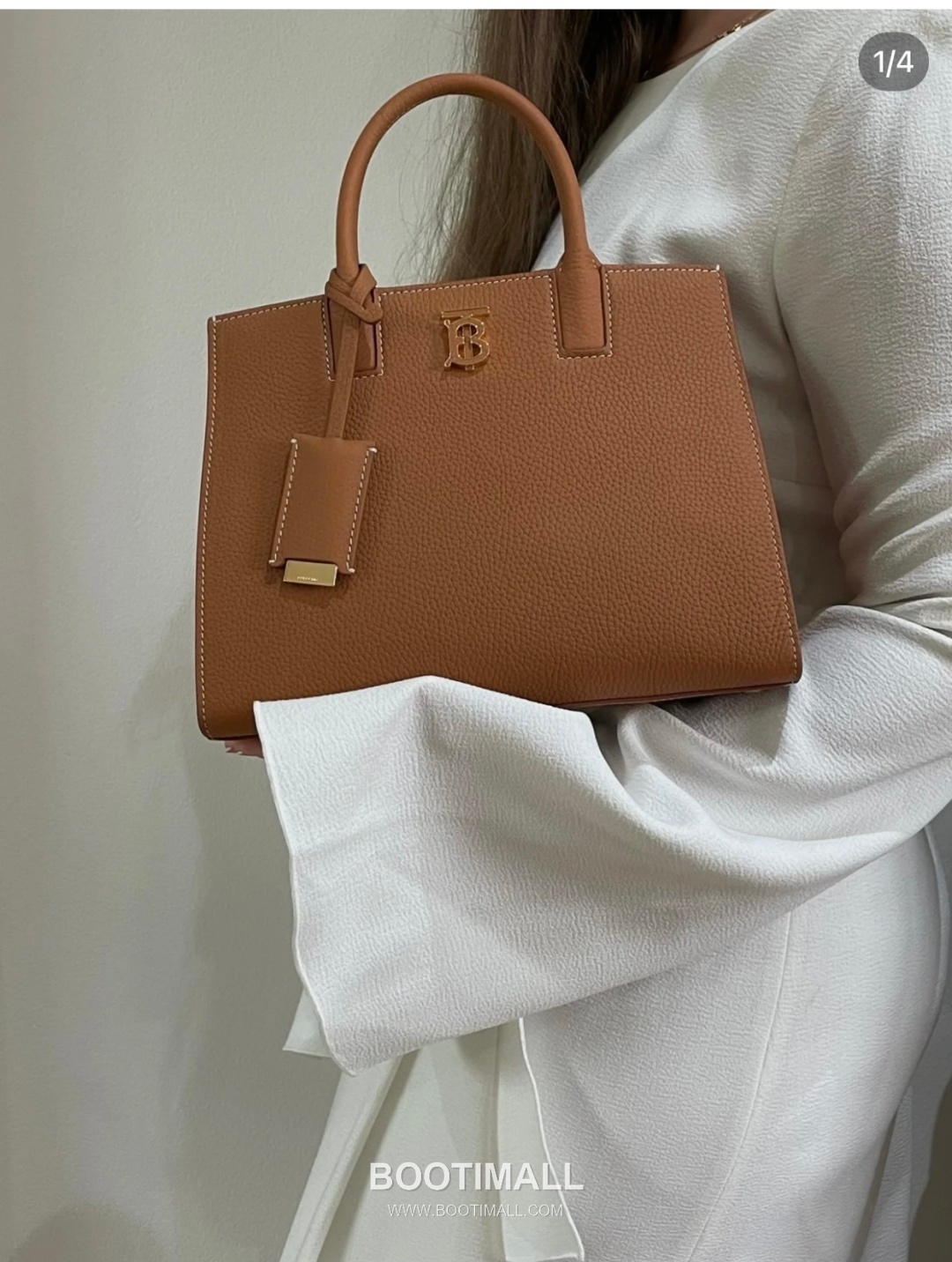 Burberry Thomas Logo Tote Grained Calfskin Bag 버버리 토마스 로고 토트 044173 그레인드 카프스킨 27cm 6