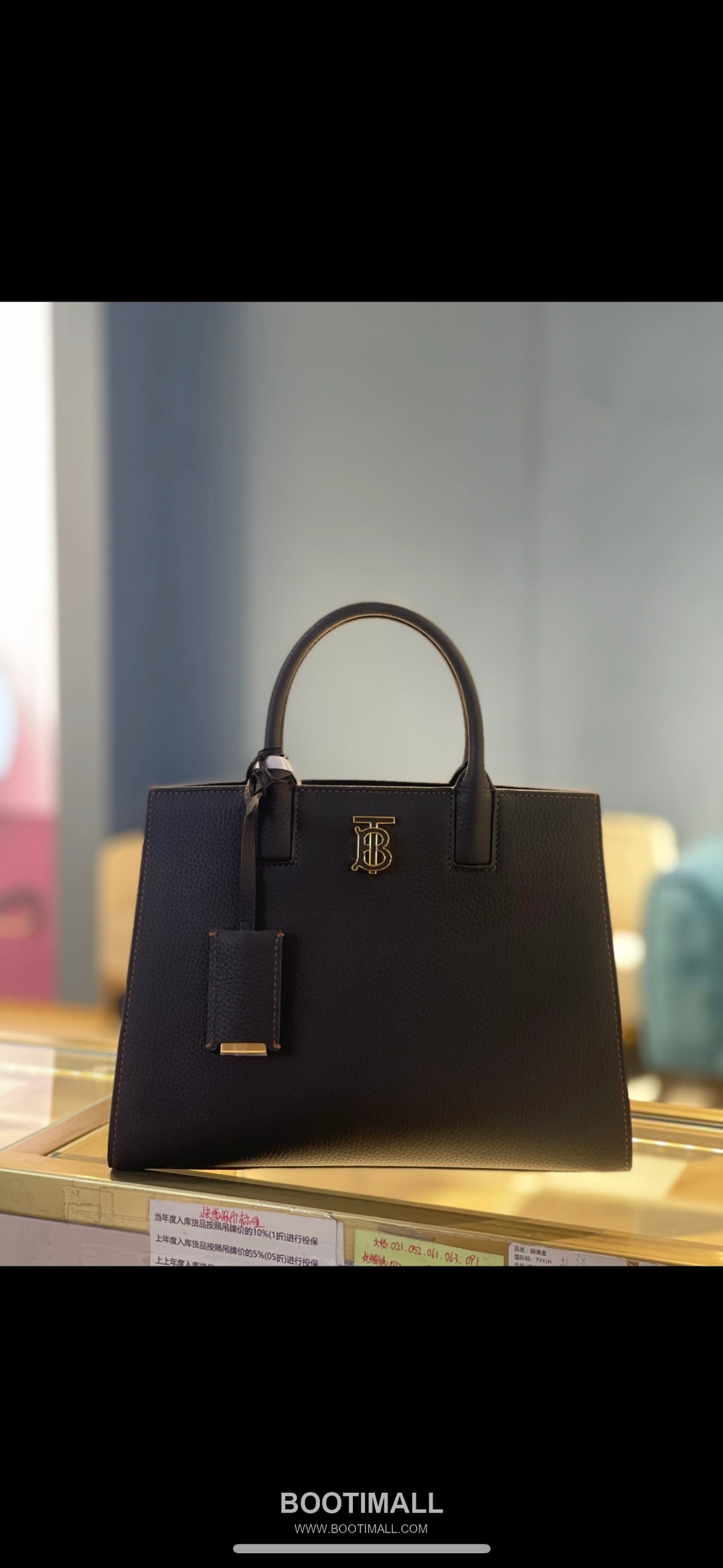 Burberry Thomas Logo Tote Grained Calfskin Bag 버버리 토마스 로고 토트 044173 그레인드 카프스킨 27cm 6