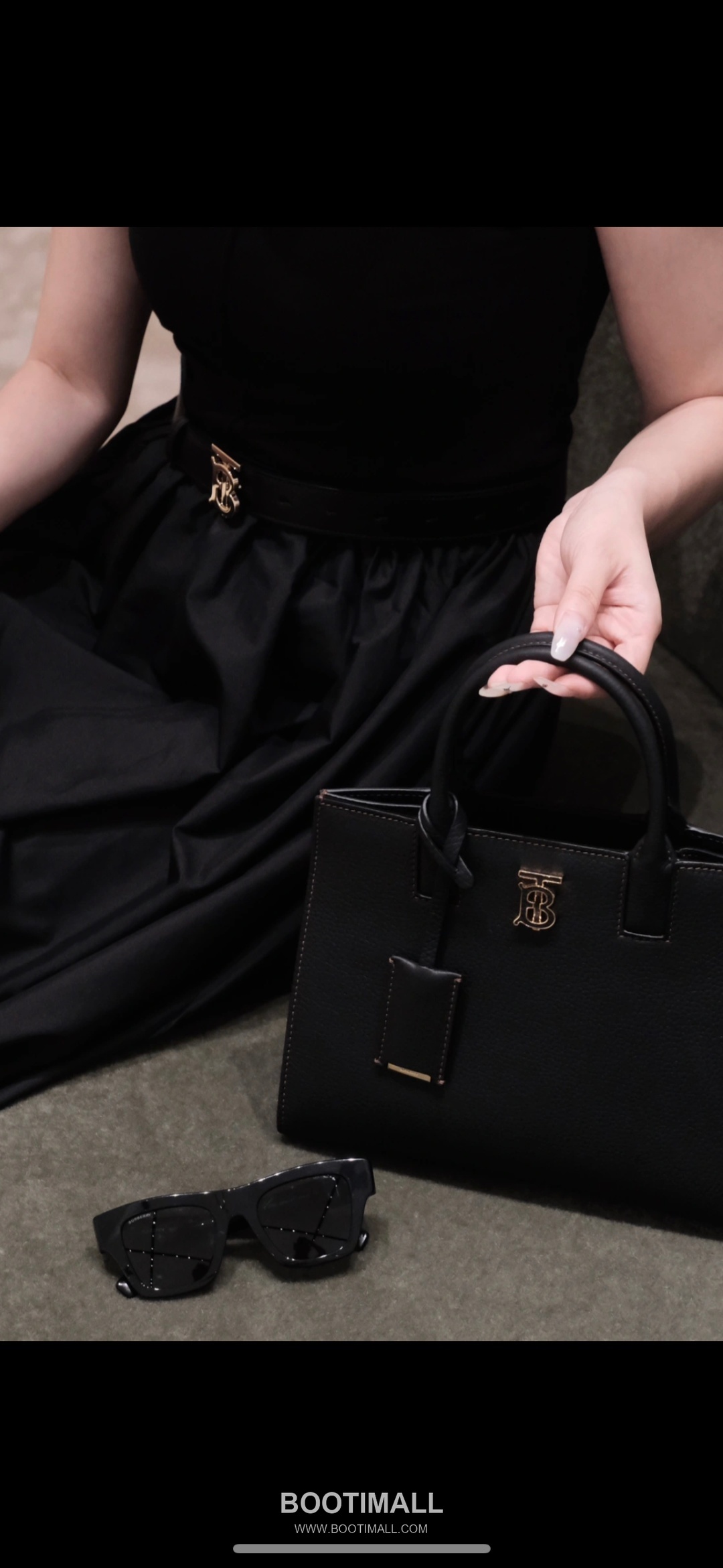 Burberry Thomas Logo Tote Grained Calfskin Bag 버버리 토마스 로고 토트 044173 그레인드 카프스킨 27cm 7