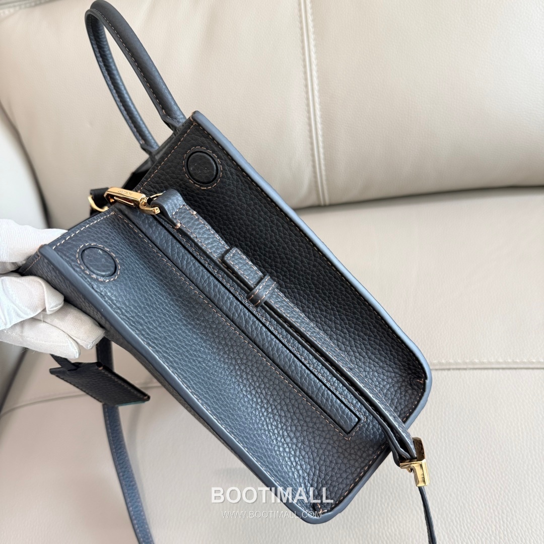 Burberry Thomas Logo Tote Grained Calfskin Bag 버버리 토마스 로고 토트 044173 그레인드 카프스킨 27cm 14