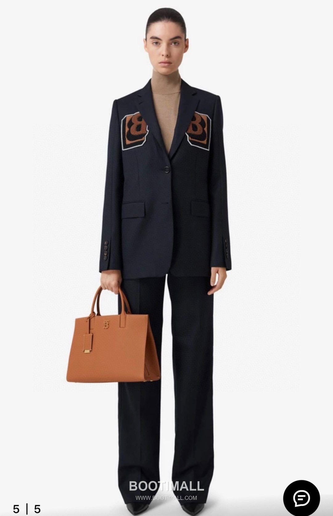 Burberry Thomas Logo 9761 Grained Calfskin Tote Bag 버버리 토마스 로고 9761 그레인드 카프스킨 토트백 33cm 1