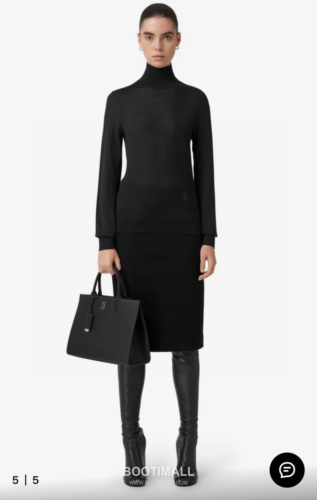 Burberry Thomas Logo 976180 Grained Calfskin Tote Bag 버버리 토마스 로고 976180 그레인드 카프스킨 토트백 33cm 6