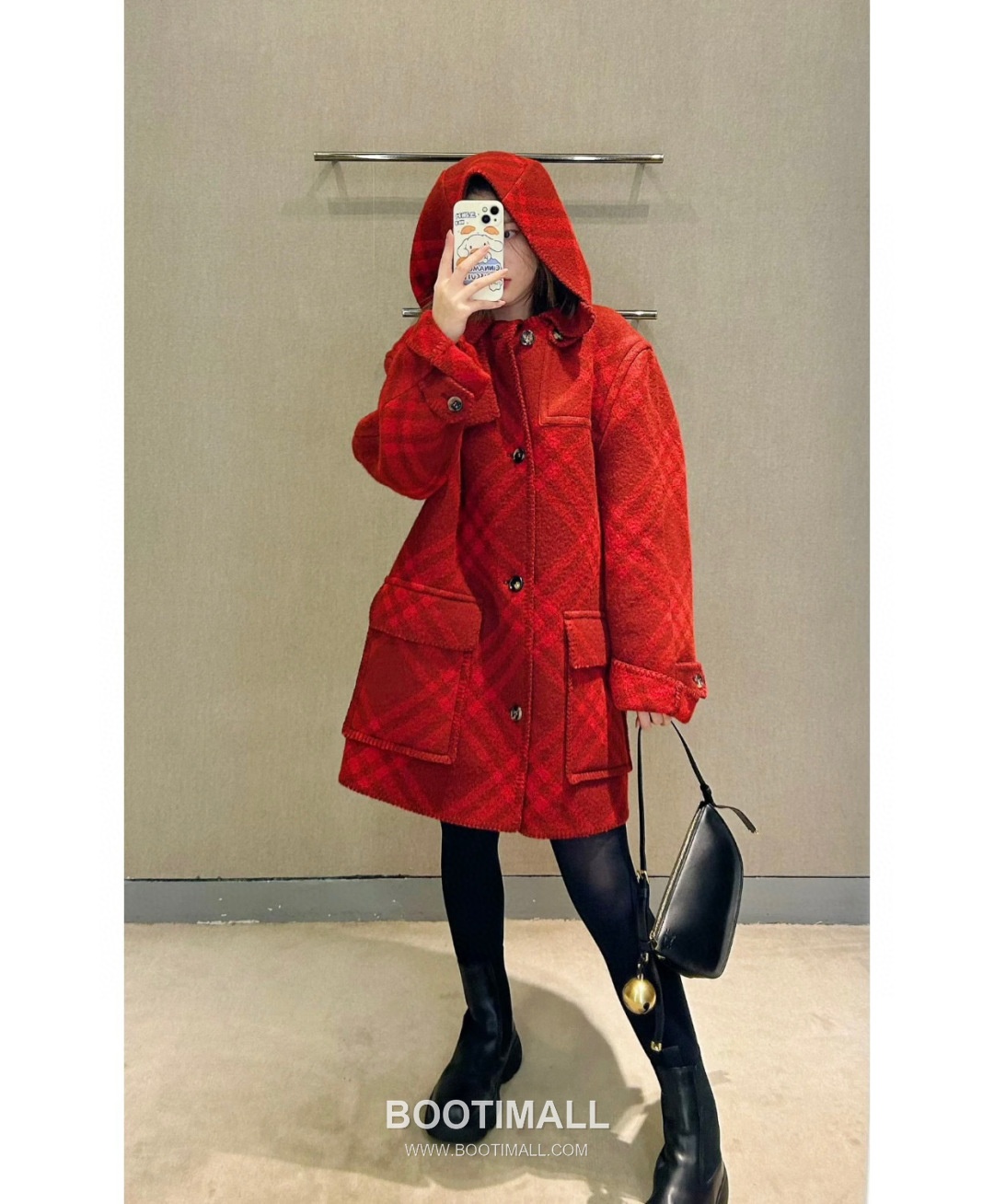 Burberry Bell Charm Shield-Fold Smooth Nappa Lambskin Shoulder Bag 버버리 벨 참 실드 폴드 스무스 나파 램스킨 숄더백 26cm 7