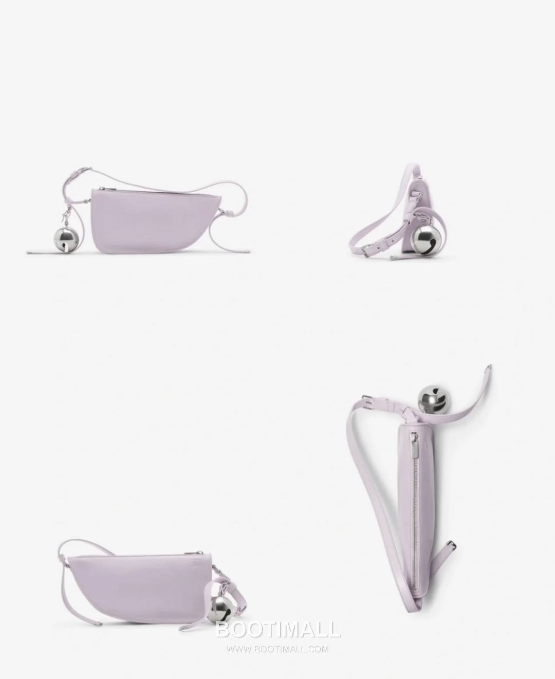 Burberry Bell Charm Shield-Fold Smooth Nappa Lambskin Shoulder Bag 버버리 벨 참 실드 폴드 스무스 나파 램스킨 숄더백 26cm 9