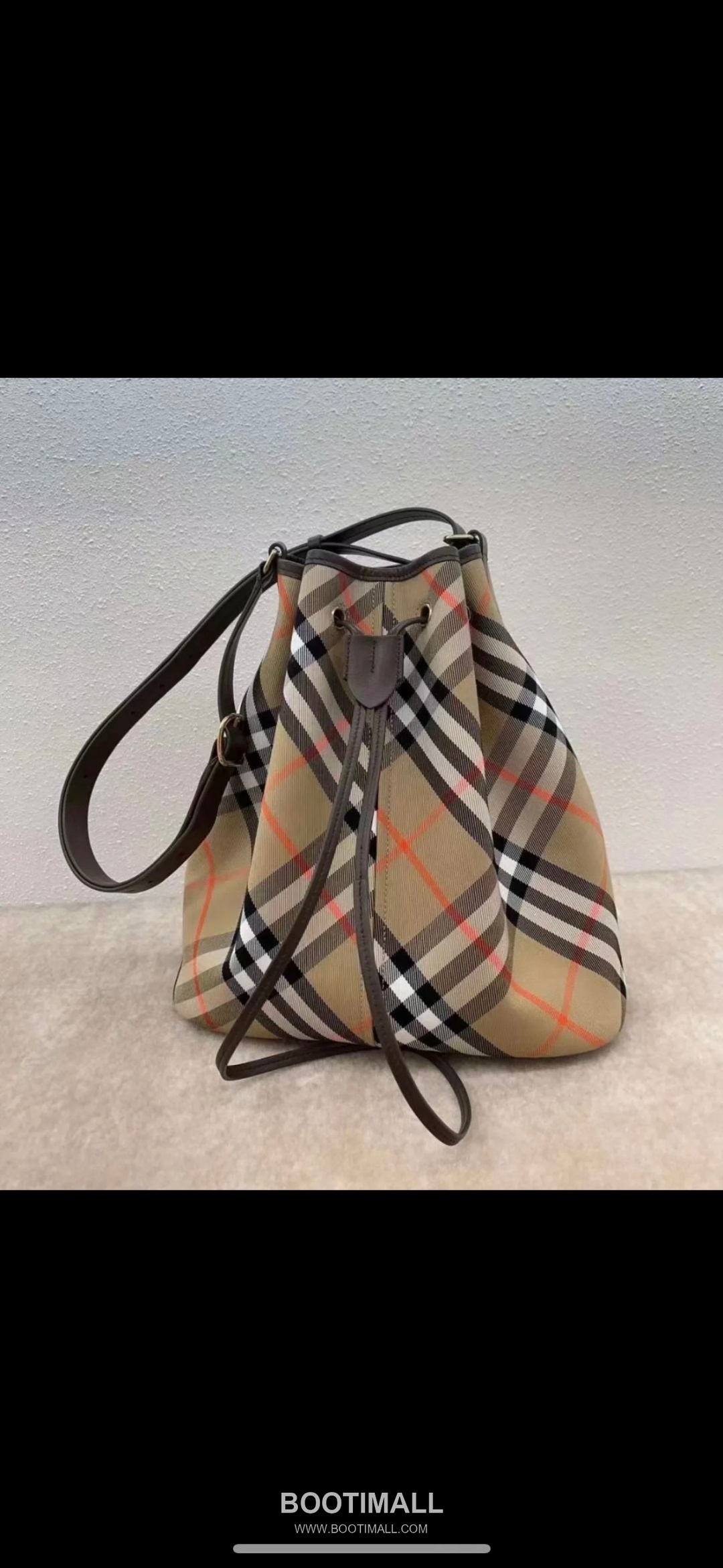 Burberry Check 871160 Cotton Twill Shoulder Bag 버버리 체크 871160 코튼 트윌 숄더백 29cm 9