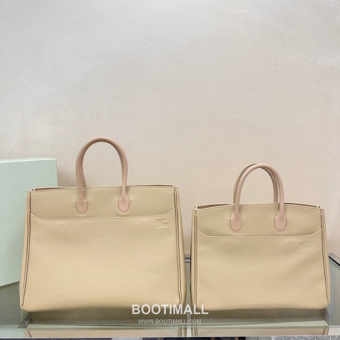 Burberry EKD B-Clasp Tote Grained Calfskin Black Bag 버버리 EKD B-클라스프 토트 575190 그레인드 카프스킨 블랙 35.5cm 4