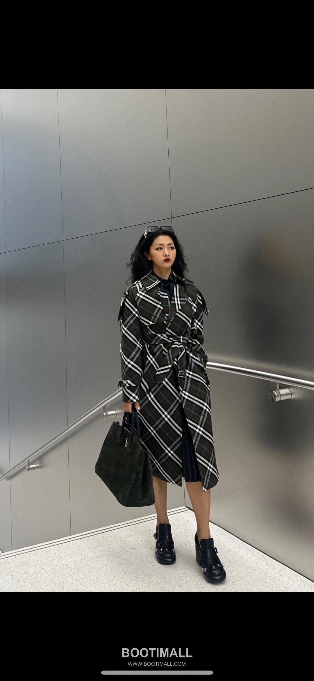 Burberry Rocking House EKD Green Tote Bag 버버리 로킹 하우스 EKD 그린 토트백 4