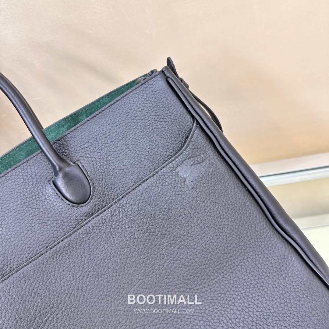 Burberry EKD B-Clasp Tote Grained Calfskin Black Bag 버버리 EKD B-클라스프 토트 575190 그레인드 카프스킨 블랙 35.5cm 13