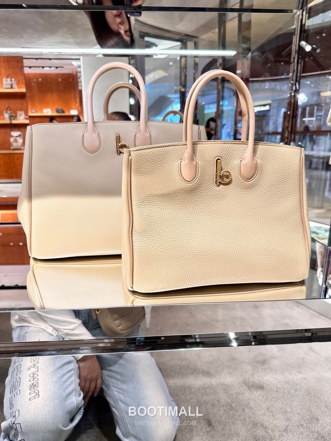 Burberry EKD B-Clasp Tote 401183 Grained Calfskin Bag 버버리 EKD B-클라스프 토트 401183 그레인드 카프스킨 30cm 6