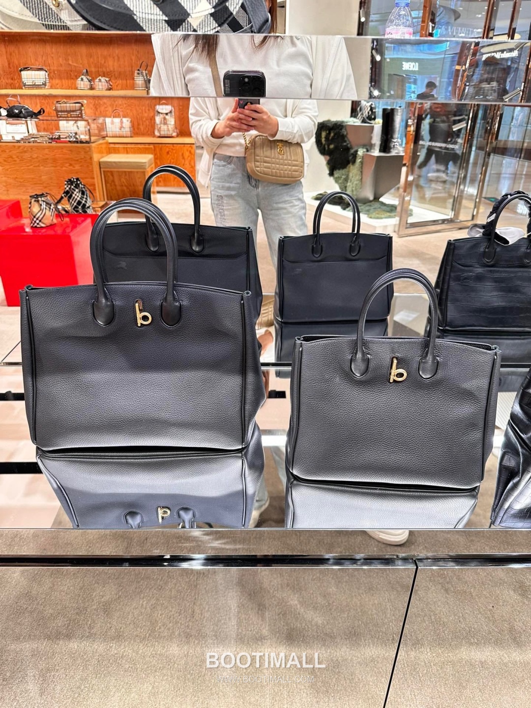 Burberry EKD B-Clasp Tote 401183 Grained Calfskin Bag 버버리 EKD B-클라스프 토트 401183 그레인드 카프스킨 30cm 7