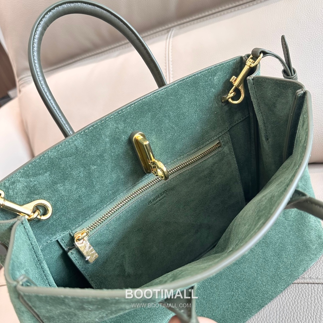 Burberry B-Clasp EKD 401183 Calf Suede Tote Bag 버버리 B-클라스프 EKD 401183 카프 스웨이드 토트백 30cm 14
