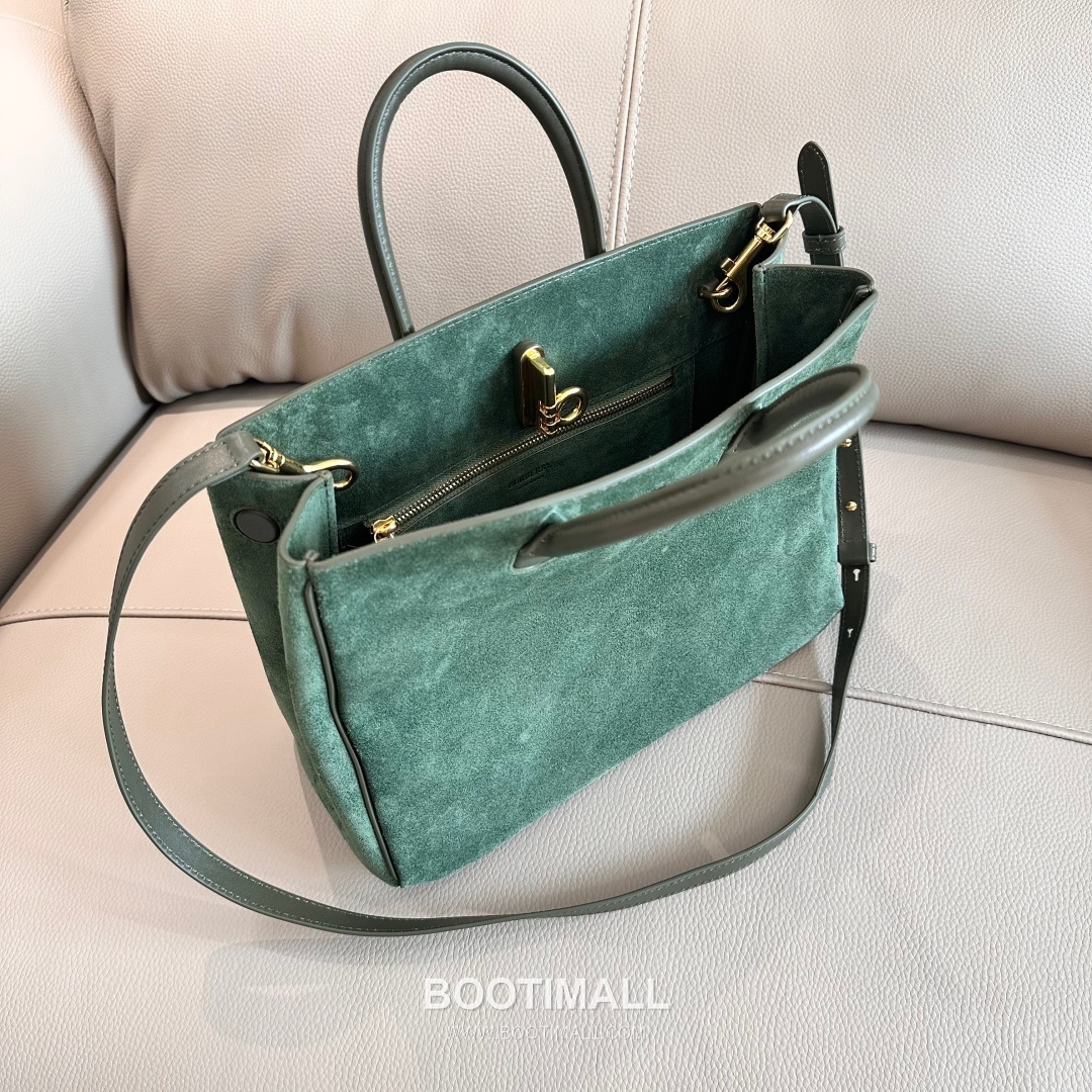 Burberry B-Clasp EKD 401183 Calf Suede Tote Bag 버버리 B-클라스프 EKD 401183 카프 스웨이드 토트백 30cm 17