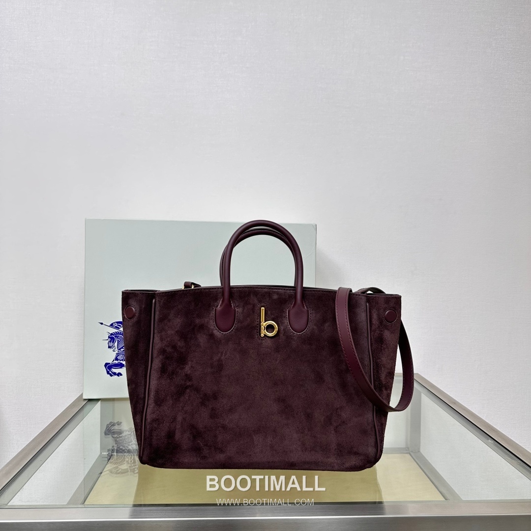 Burberry B-Clasp EKD 401183 Calf Suede Tote Bag 버버리 B-클라스프 EKD 401183 카프 스웨이드 토트백 30cm 7