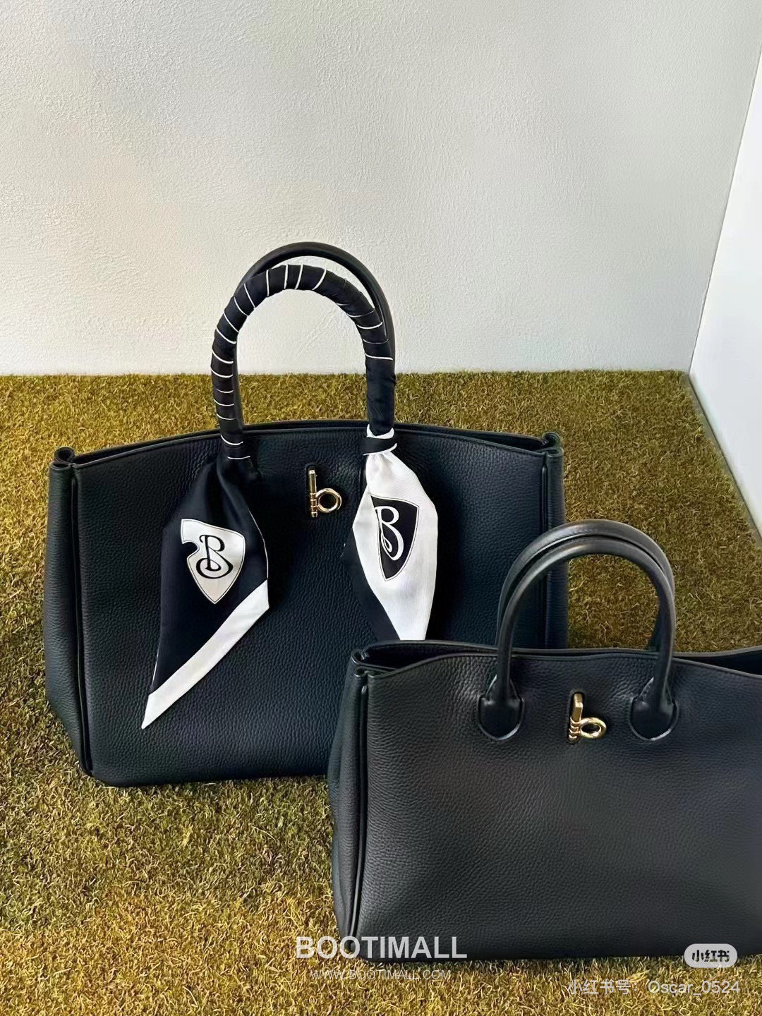 Burberry EKD B-Clasp Tote 401183 Grained Calfskin Bag 버버리 EKD B-클라스프 토트 401183 그레인드 카프스킨 30cm 2