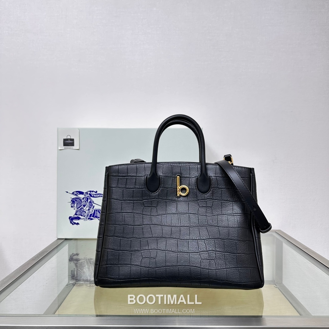 Burberry Rocking Horse Croc-Embossed Calfskin Tote Bag 버버리 록킹 호스 크로커 엠보스드 카프스킨 토트백 10
