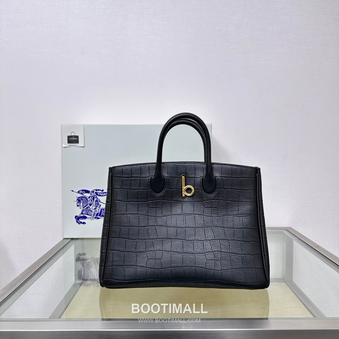 Burberry Rocking Horse Croc-Embossed Calfskin Tote Bag 버버리 록킹 호스 크로커 엠보스드 카프스킨 토트백 11