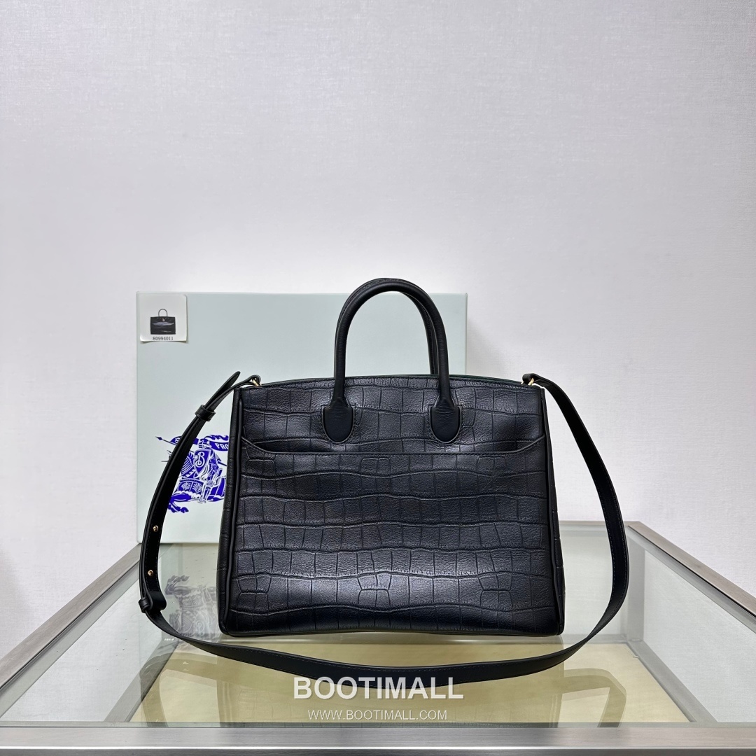 Burberry Rocking Horse Croc-Embossed Calfskin Tote Bag 버버리 록킹 호스 크로커 엠보스드 카프스킨 토트백 12