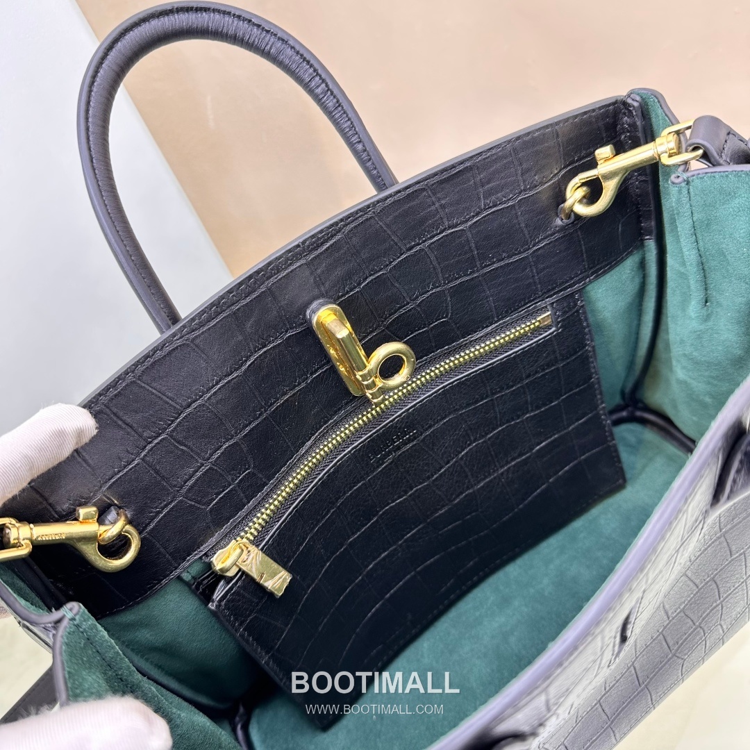 Burberry Rocking Horse Croc-Embossed Calfskin Tote Bag 버버리 록킹 호스 크로커 엠보스드 카프스킨 토트백 17