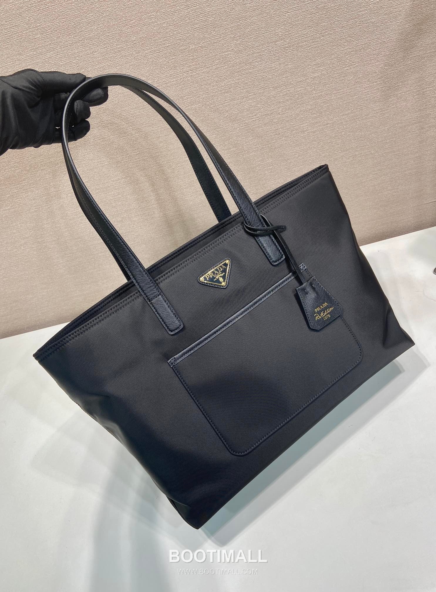 Prada Re-Nylon Crescent Recycled Nylon Shoulder Bag 프라다 리나일론 크레센트 1BH222 재생 나일론 숄더백 30cm 3