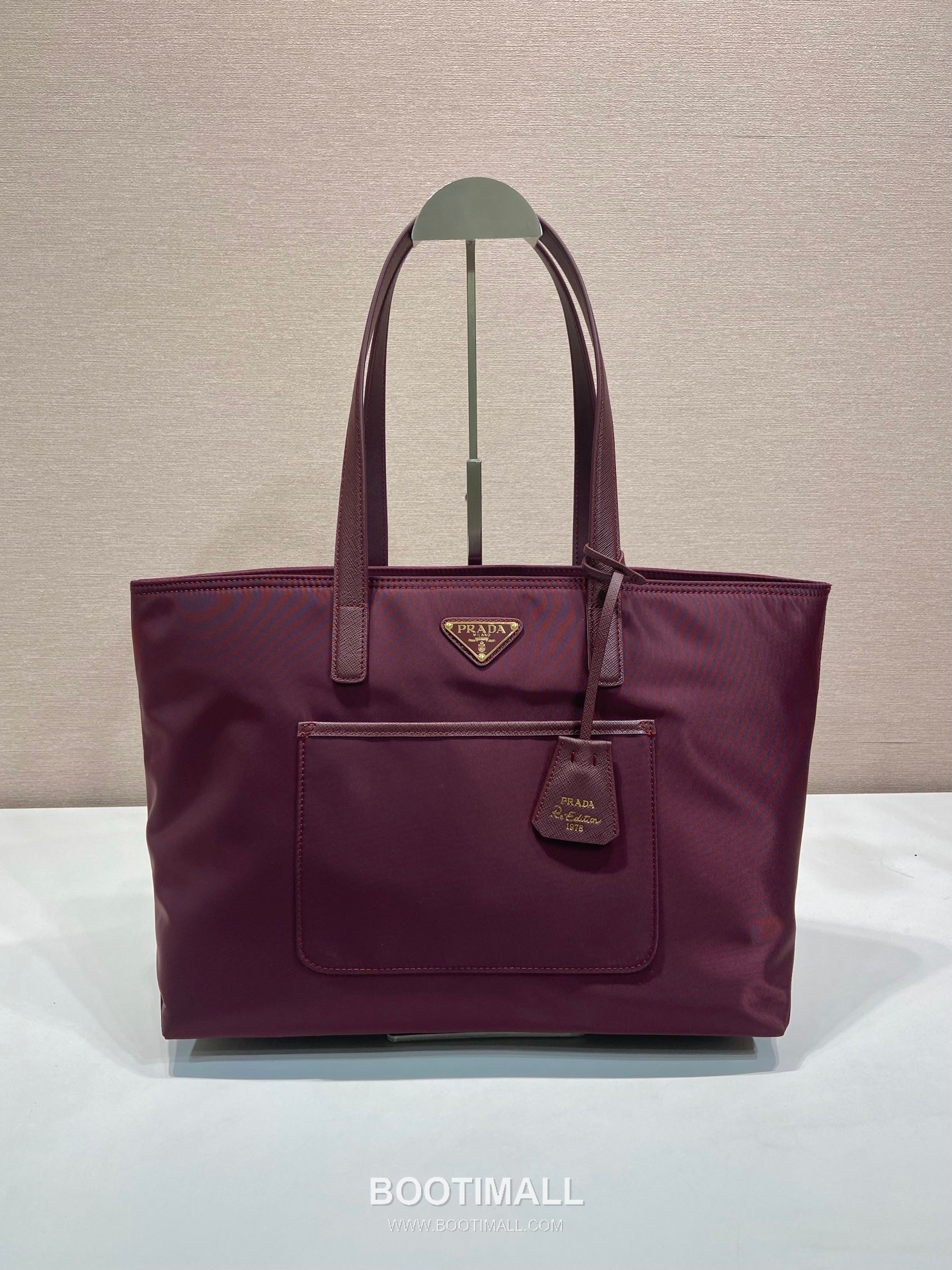 Prada Re-Nylon Saffiano Handle Recycled Nylon Tote Bag 프라다 1BG555 리나일론 사피아노 핸들 리사이클 나일론 토트백 35cm 1
