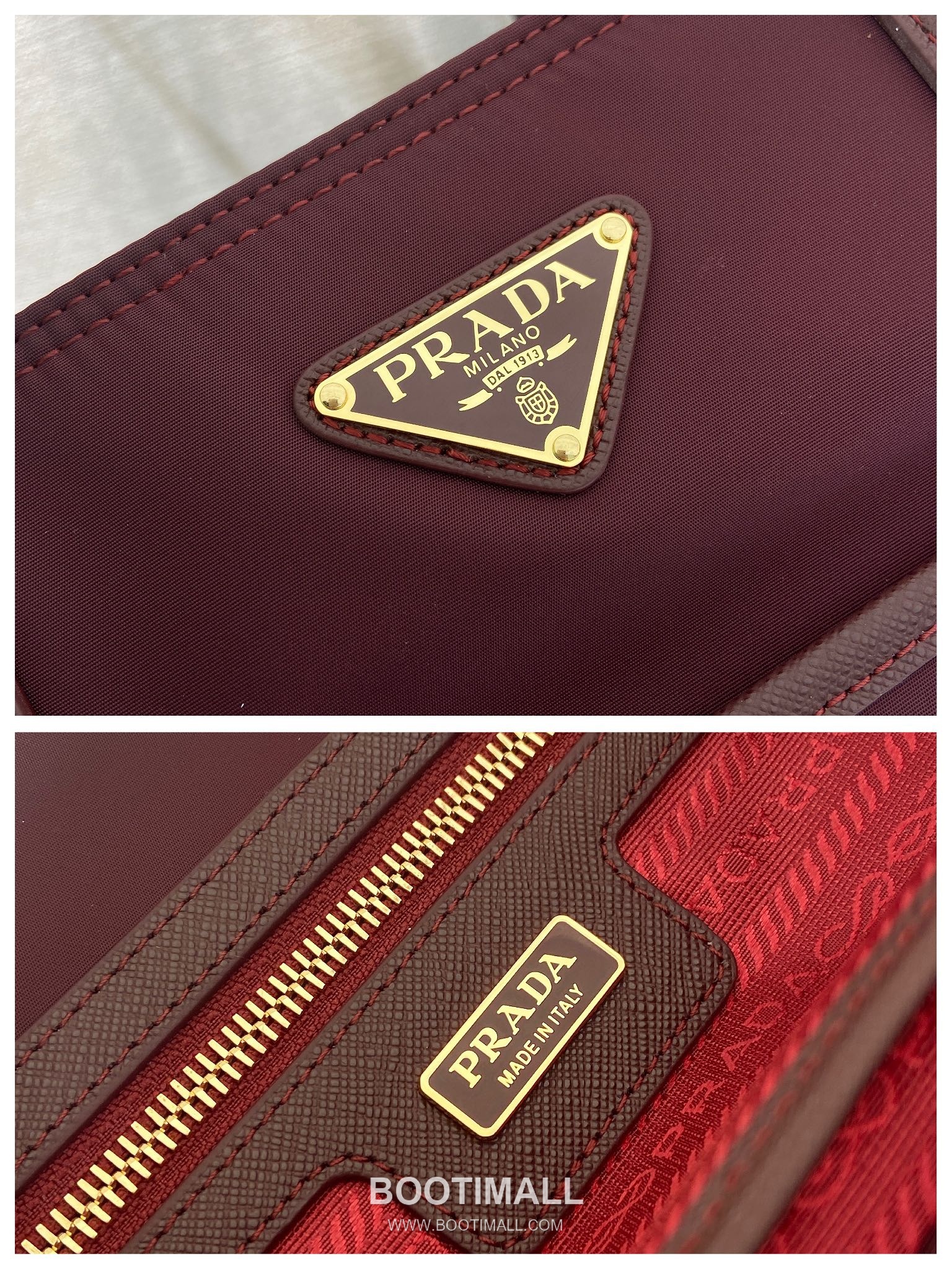 Prada Re-Nylon Saffiano Handle Recycled Nylon Tote Bag 프라다 1BG555 리나일론 사피아노 핸들 리사이클 나일론 토트백 35cm 9