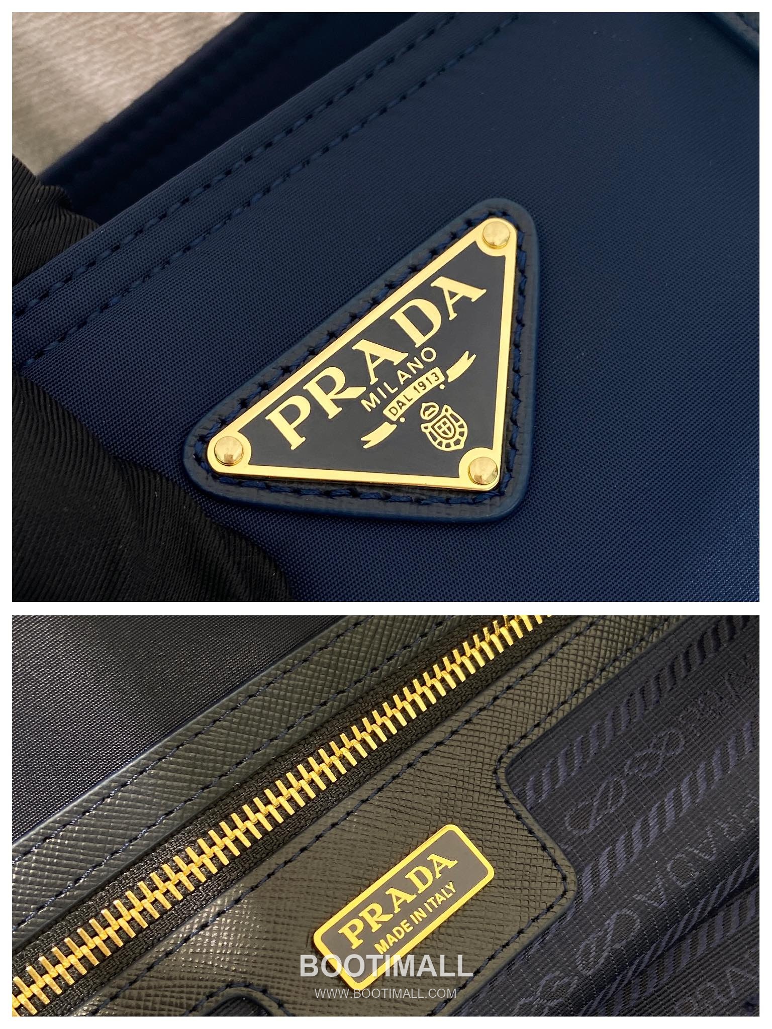 Prada Re-Nylon Saffiano Handle Recycled Nylon Tote Bag 프라다 1BG555 리나일론 사피아노 핸들 리사이클 나일론 토트백 35cm 9