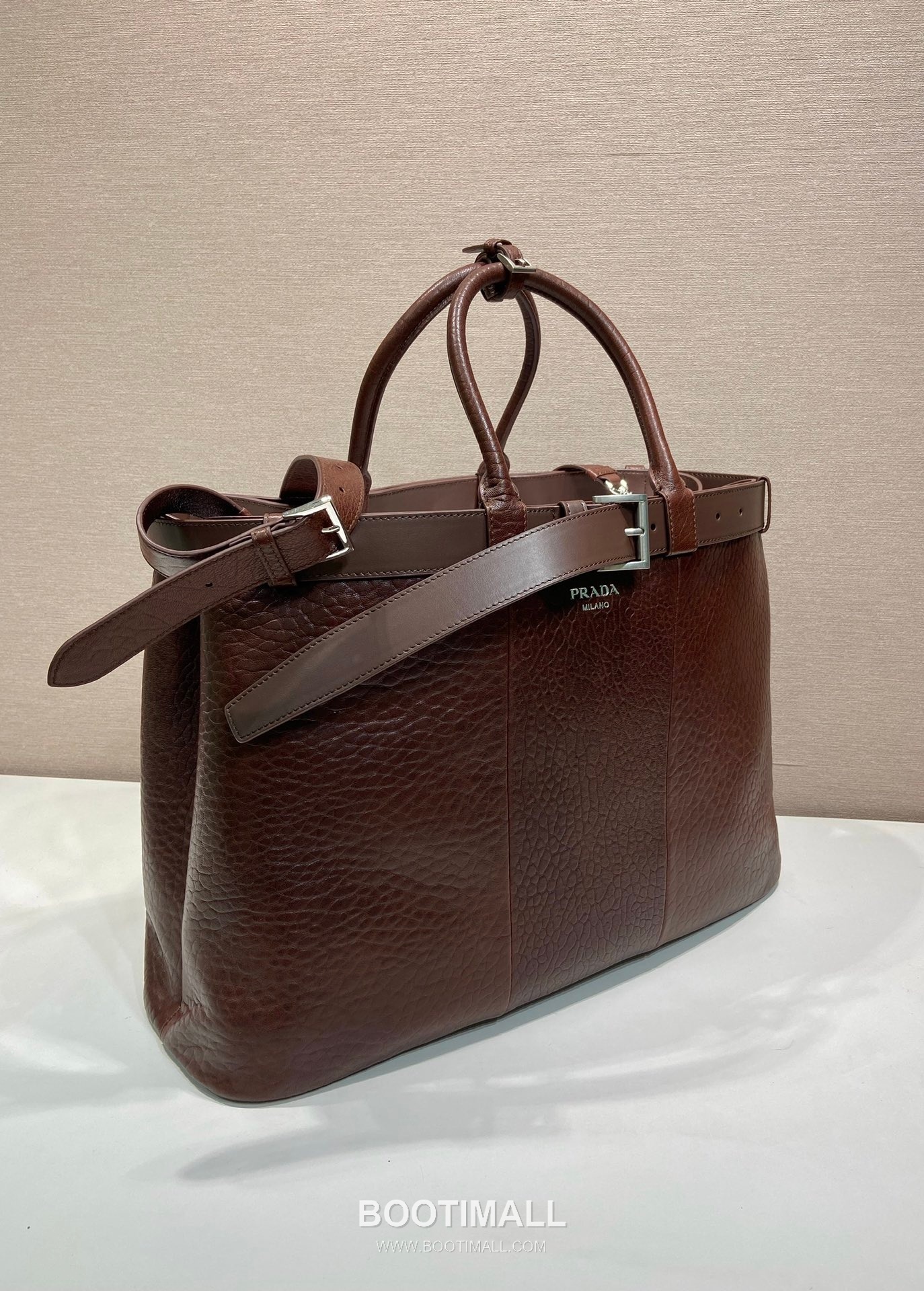 Prada Bubble Lambskin Tote Bag 프라다 1BG126 버블 램스킨 토트백 48cm 2