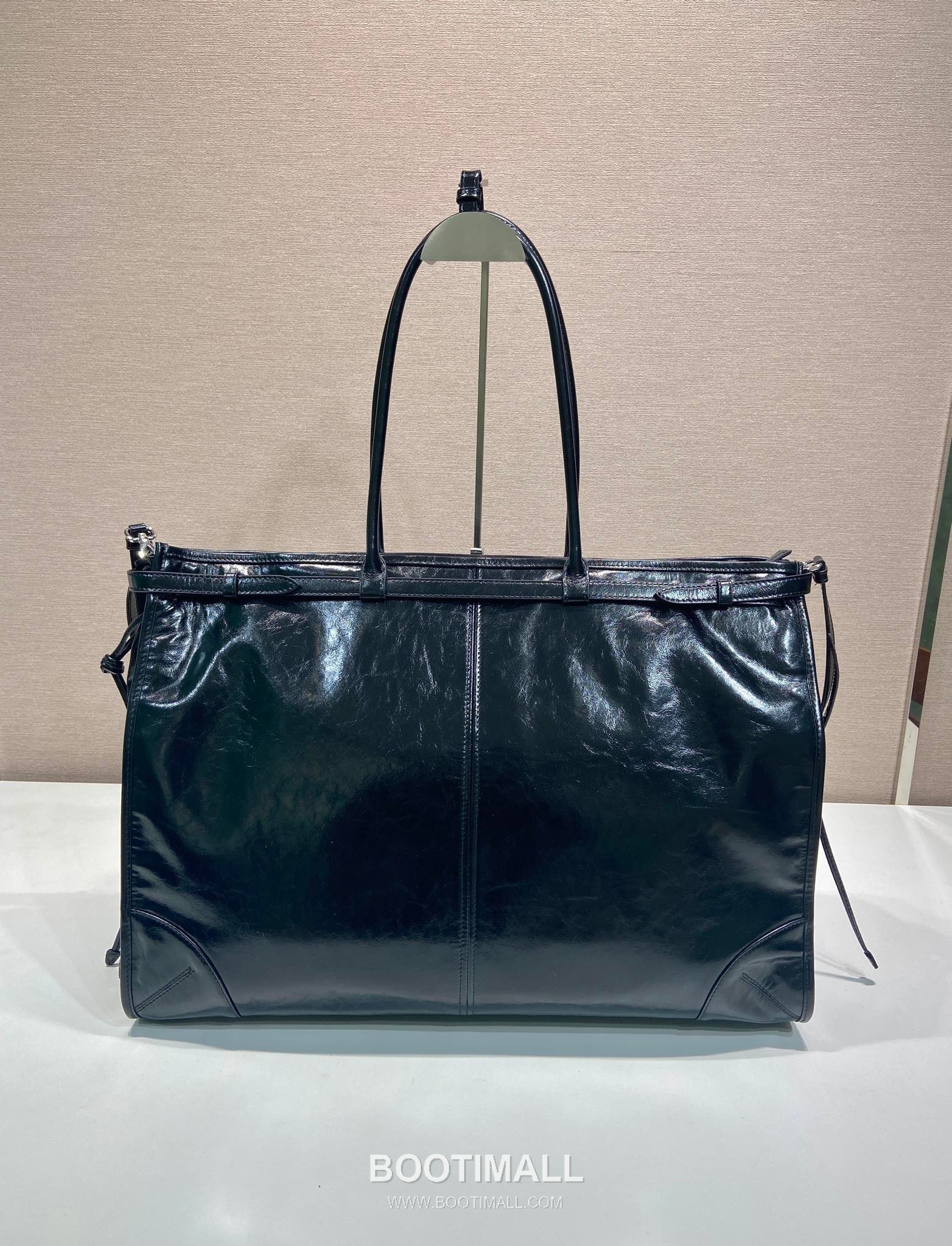 Prada LusSolf Oiled Waxed Leather Top Handle Bag 프라다 루스솔프 2VG128 오일드 왁스 레더 탑핸들백 50cm 4